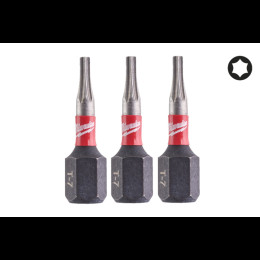 Біта SHOCKWAVE MILWAUKEE, TX7, 25мм, (3шт)