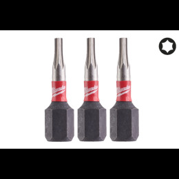 Біта SHOCKWAVE MILWAUKEE, TX8, 25мм, (3шт)