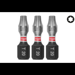 Біта SHOCKWAVE MILWAUKEE, TX20, 25мм, (3шт)