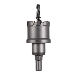 Коронка Holesaw TCT MILWAUKEE, для сталі/нержавіючої сталі, діаметр 38мм
