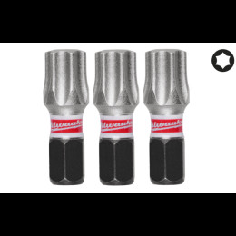 Біта SHOCKWAVE MILWAUKEE, TX45, 25мм, (3шт)