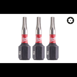 Біта SHOCKWAVE MILWAUKEE, TX BO9, 25мм, (3шт)