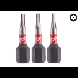 Біта SHOCKWAVE MILWAUKEE, TX BO10, 25мм, (3шт)