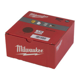 Папір шліфувальний MILWAUKEE діаметр 150мм//6 HL, зерно 80, (50шт)