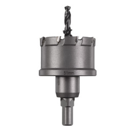 Коронка Holesaw TCT MILWAUKEE, для сталі/нержавіючої сталі, діаметр 51мм