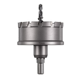 Коронка Holesaw TCT MILWAUKEE, для сталі/нержавіючої сталі, діаметр 70мм