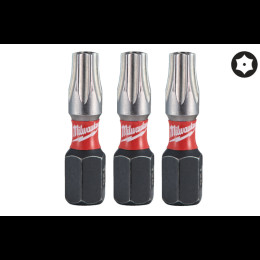 Біта SHOCKWAVE MILWAUKEE, TX BO25, 25мм, (3шт)