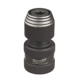 Переходник ударный ShW MILWAUKEE, с квадрата 1/4'' на 1/4'' Hex