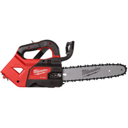 Пила ланцюгова акумуляторна безщіткова з верхньою рукояткою MILWAUKEE, M18 FTHCHS30-0, шина 30см (каркас, ключ, чохол, ланцюг, м