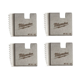 Плашки для нарізання різблення MILWAUKEE, FPTD 1-1/4" NPT HS (4шт) (для M18 FPT)