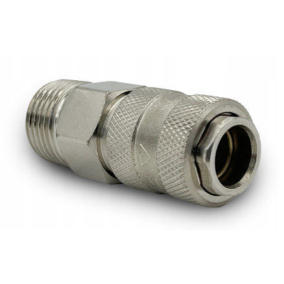 Швидкорознімне з'єднання мама 1/2" зовнішня різь AIRKRAFT SE1-4SM