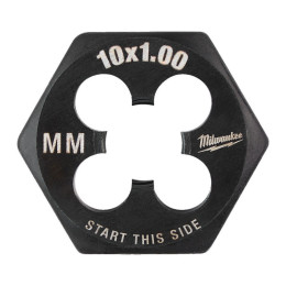 Плашка шестигранна MILWAUKEE, М10-1,00мм