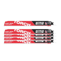 Полотно для шабельних пил TORCH CARBIDE NITRUS MILWAUKEE, 230х3,1мм, (5шт), (метал)