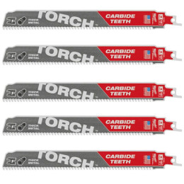 Полотно для шабельних пил TORCH CARBIDE MILWAUKEE, 230х2,5мм, (5шт), (метал)