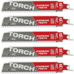 Полотно для шабельних пил TORCH CARBIDE MILWAUKEE, 150х2,5мм, (5шт), (метал)