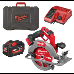 Пила дискова акумуляторна безщіткова MILWAUKEE, M18 FCSO190GR-121C, Ø190 мм (ЗП, 1х12А·год FORGE)