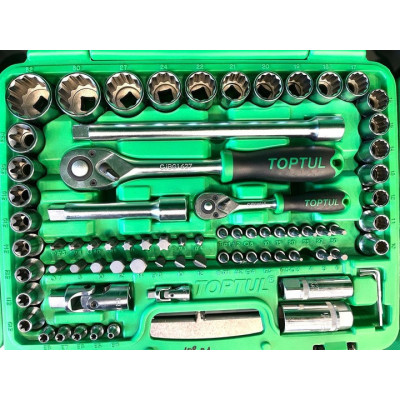 Професійний набір автоинструмента 1/4", 1/2" 108од. (12-гр.) TOPTUL GCAI108R1