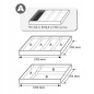 Набір інструменту в ложементі комбінований 8од. TOPTUL GEA0811