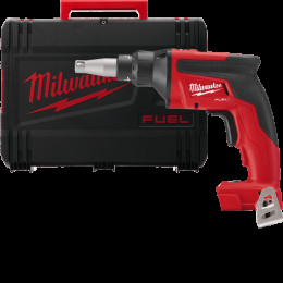 Шуруповерт для гіпсокартону акумуляторний безщітковий MILWAUKEE, M18 FSG-0X (каркас, кліпса для ременя, HD кейс)