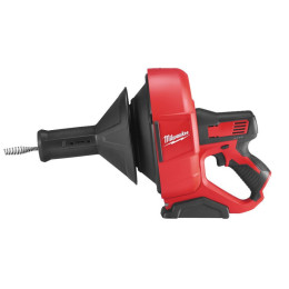 Машина прочистна акумуляторна MILWAUKEE, M12 BDC8-0C, трос 8м (каркас, відро, картонне пакування)