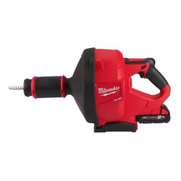 Машина прочистна акумуляторна безщіткова MILWAUKEE, M18 FDCPF10-201C, трос 10м (зарядний пристрій М12-18 С, 1 акумулятор М18 В2