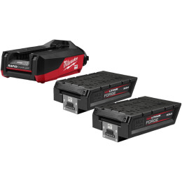 Енергокомплект Li-Ion MILWAUKEE, MXF FORGENRG-802FC (зарядний пристрій MXF FC, 2 акумулятори MXF XC608 8Аг, картонне пакування)