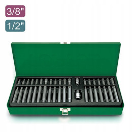 Набір біт TOPTUL 10мм HEX,TORX,SPLINE 40ед. GAAD4002