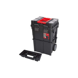 Ящик для інструментів на колесах QBRICK Wheelbox HD Compact Logic Black PA (450x350x645мм) (5901238248934)