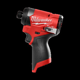 Шуруповерт ударний акумуляторний безщітковий 1/4'' HEX MILWAUKEE, M12 FID2-0, 170Нм (каркас, кліпса для реміня, тримач для біт,