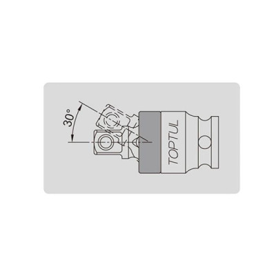 Кардан ударний 3/4" TOPTUL посилений KACN240P