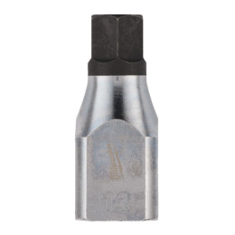 Головка торцева хромована 1/2'' MILWAUKEE з бітою Hex, 14мм