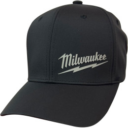 Бейсболка MILWAUKEE, PERFORMANCE BCP BL LXL, повітропроникна, чорна, розмір L/XL