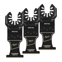 Полотно для мультитула Bi-Metal Carbide OPEN-LOK MILWAUKEE, 35х38мм, (3шт), (метал)