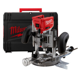 Фрезер кромкувальний акумулятрний MILWAUKEE, M18 FTR8-0X, цанга 6/8мм (насадки для відалення пилу 2шт, накладка 146мм, цанга 1х6