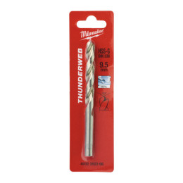 Свердло по металу THUNDERWEB HSS-G MILWAUKEE DIN338, діаметр 9,5x125х81мм