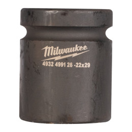 Головка ударна для з/д кріпленнь ShW 1'' STD 4гр. MILWAUKEE, 22х29мм