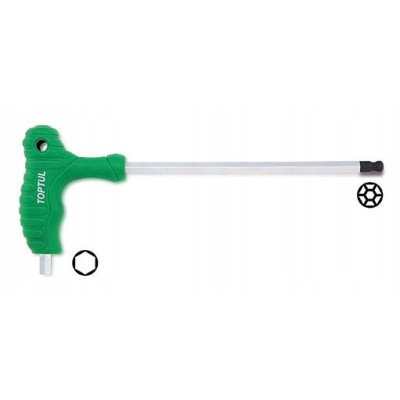Набір шестигранників з ручкою L-обр в ложементі TOPTUL GAAT0803