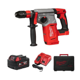 Перфоратор акумуляторний SDS-PLUS MILWAUKEE, M18 BLHX-501X, 2,3 Дж (зарядний пристрій M12-18 FC, 1 акумулятор М18 В5 5Аг, патрон