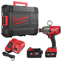 Гайковерт акумуляторний безщітковий 7/16'' Hex MILWAUKEE, M18 ONEFHIWH716-502X, 1017Нм (зарядний пристрій M12-18 FC, 2 акумулято