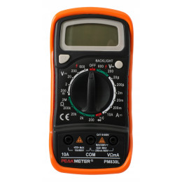 Цифровий мультиметр тестер з підсвіткою екрана PeakMeter PM830L