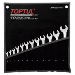 Набір комбінованих ключів TOPTUL 12 шт. 6-22 Hi-Performance GPAX1202
