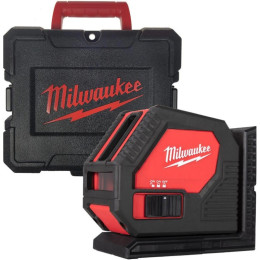 Нівелір лінійний лазерний на батарейках MILWAUKEE, CLL-C (кейс)
