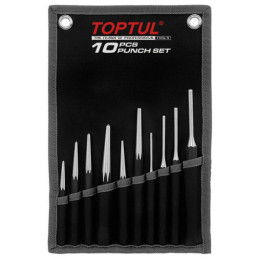Набір вибивачів і кернерів в чохлі TOPTUL 10 од. GPAQ1001