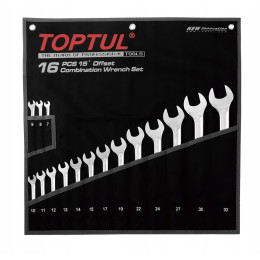 Набір ключів рожково-накидних TOPTUL 16 шт. 7-32 Hi-Performance GPAX1601