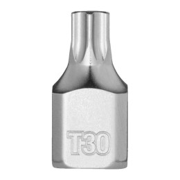 Головка торцева хромована 1⁄4" MILWAUKEE укорочена з битою Torx, T30