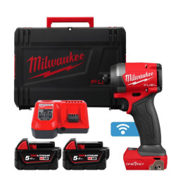 Шуруповерт ударний акумуляторний безщітковий 1/4" HEX MILWAUKEE, M18 ONEID3-502X, 226Нм (зарядний пристрій M12-18 FC, 2 акумулят