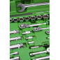 Професійний набір інструменту 1/4", 3/8", 1/2" 216од. TOPTUL GCAI216R