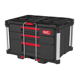 Ящик для інструменту з 2+1 висувними відсіками PACKOUT MILWAUKEE DRAWER BOX (560x410x363мм)
