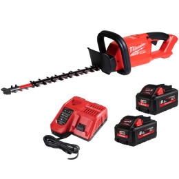 Кущоріз акумуляторний безщітковий MILWAUKEE, M18 FHET45-802, лезо 45см (зарядний пристрій M12-18 FC, 2 акумулятори М18 НВ8 8Аг,