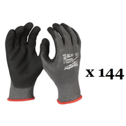 Рукавиці робочі MILWAUKEE, з опором порізам 5/Е рівня, розмір 11/XXL, (144 пари)